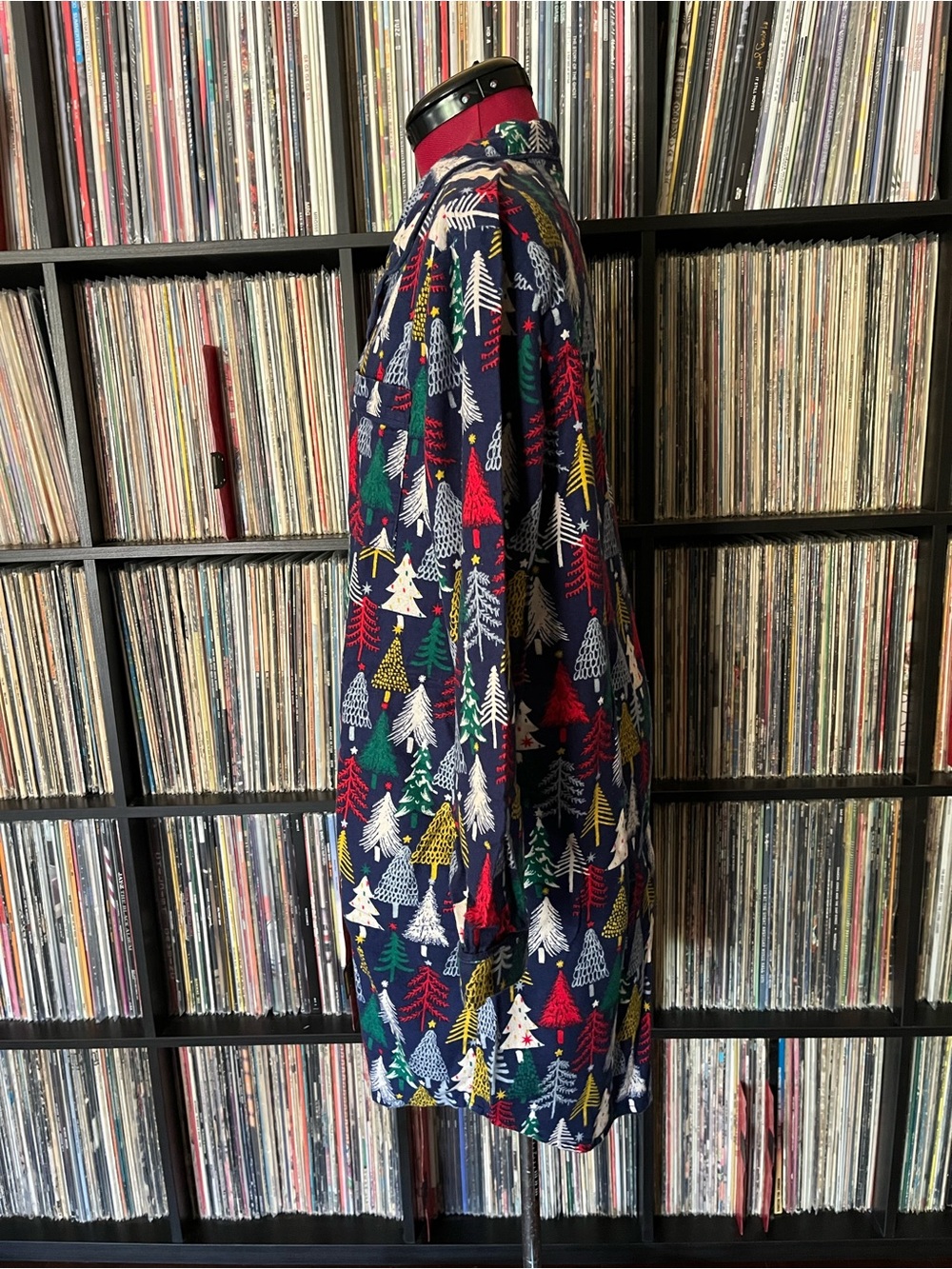 🌲 Holiday Christmas Tree Flannel Nightshirt Pajama 🎄 - Picture 5 of 10
